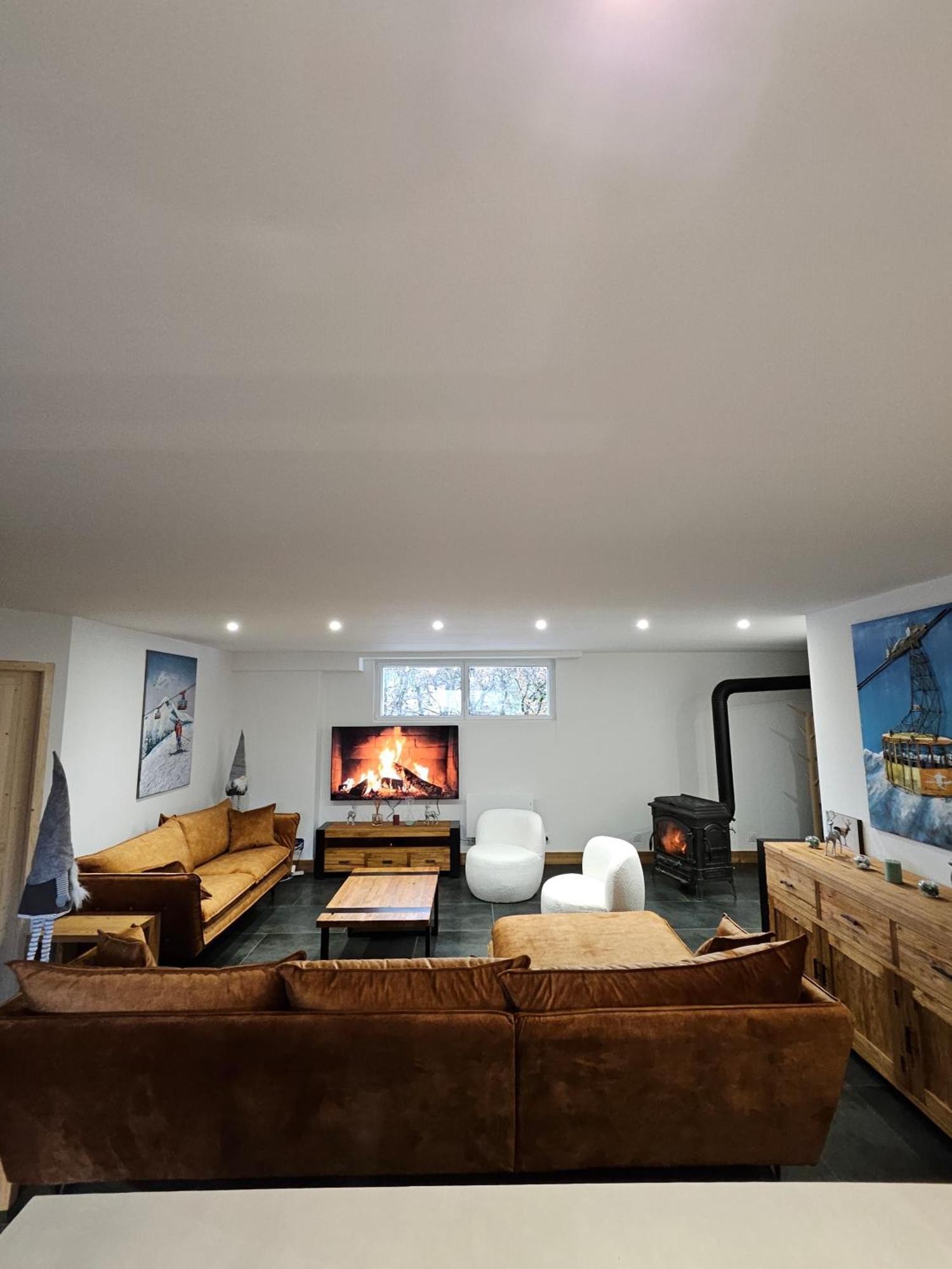 Les Fees Mer : Appart 150 M² Hypercentre Calme 10P Chamonix Dış mekan fotoğraf